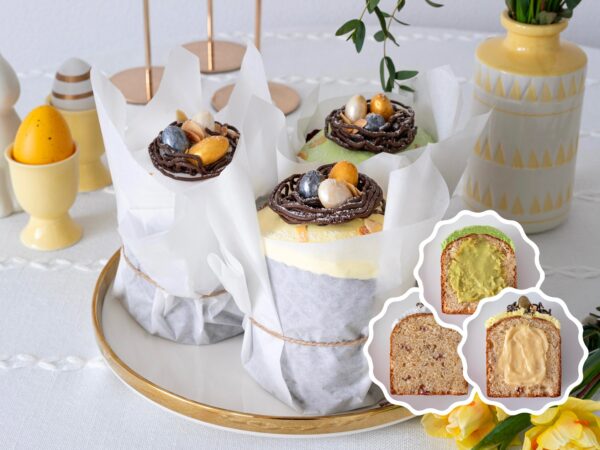 Куличи с клюквой, изюмом и разными начинками