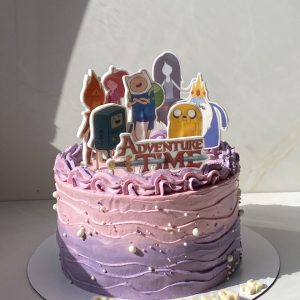 Торт на день рождения сына в стиле Adventure Time (Время приключений)