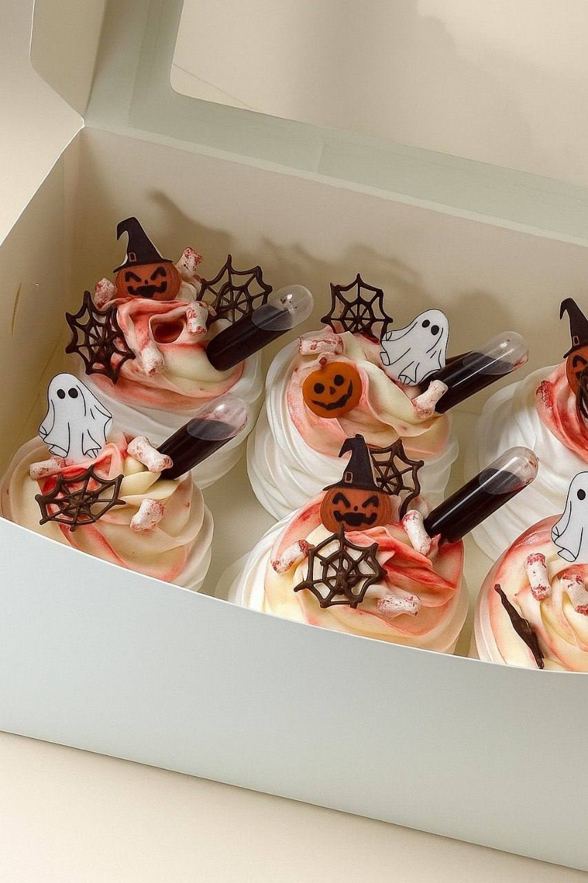 Пирожное десерт Павлова на Хэллоуин, 6 шт. — изображение 2