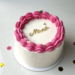 Торт Малина-банан на день матери