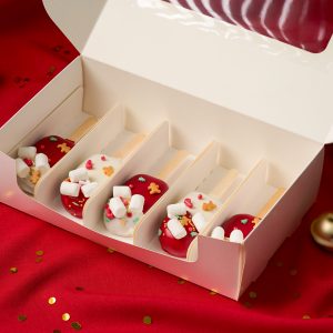 Набор пирожных эскимо с Новым годом 5 шт.