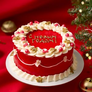 Бенто торт на Новый год сникерс