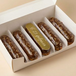 Эклеры с маскарпоне, шоколадные 23 февраля