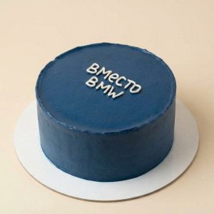 Бенто торт черничный, 23 февраля