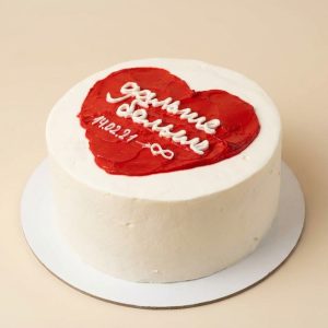 Бенто торт на 14 февраля, тропический